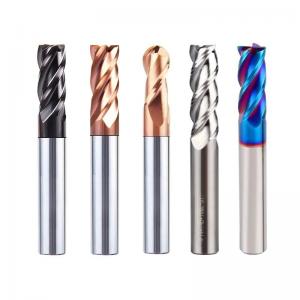 Best HRC65 4 Flute Tungsten Carbide Endmill CNC Router Bits Cortadores End Mill For Stainless Steel wholesale