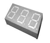 Cheap 0.8 Inch 7 Segment 3 Digit Display For Instruments Digital Clock OEM ODM for sale