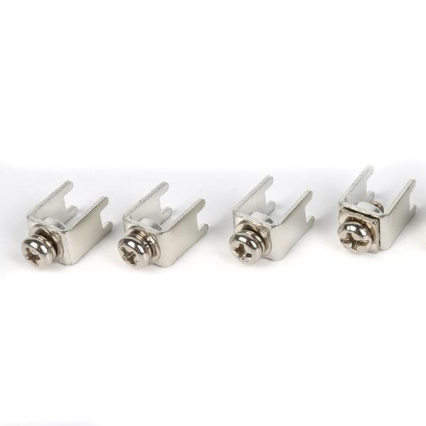 Cheap Led Light 12 Pole PCB Electrical Screw Terminals 380V 60A U H Dual Row Barrier Block Strip for sale