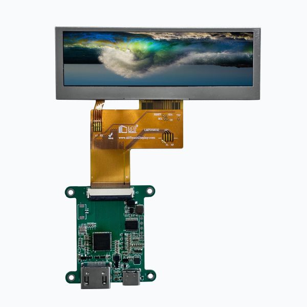 3.9 Inch Bar Type TFT LCD High Brightness 480*128 350nits HDMI Interface Touch Screen
