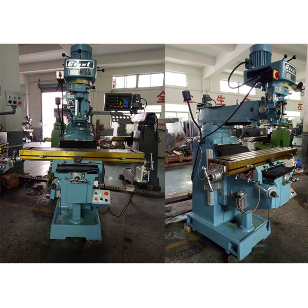 50 Inch Table Size Bridgeport Vertical Milling Machine 127mm Spindle Quill Travel