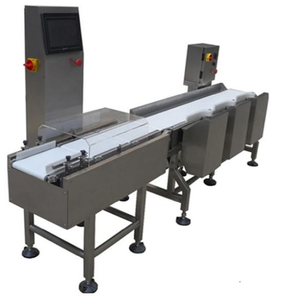 Automatic Check Weight Machine line INCW-DJ220 500g 0.5g Checkweigher with screen 120pcs/Min AC220V 50Hz