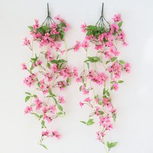 Best ODM Rattan Artificial Hanging Baskets Flower Home Decoration wholesale