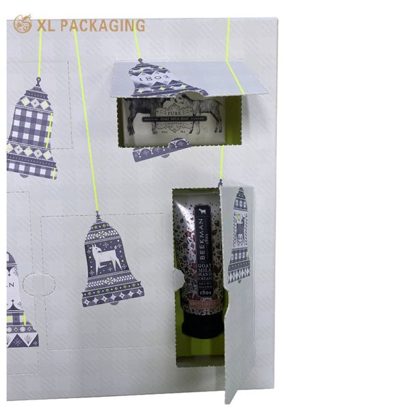 XL Packaging Custom Packaging Box Factory Cosmetic Paper Advent Calendar Box Skin Care Lipstick Essential Oil Ramadan Countdown Box