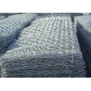 Q235 Hexagonal Galvanized Gabion Baskets For Shoreline Protection