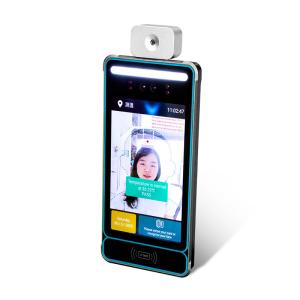China IPS All In One Face Recognition Terminal Scan Thermometer 8inch 140°F Access Control on sale