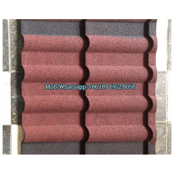 Sangobuild Milano Types Roof Tile Brick Red Color Stone Coated Roof Tiles In Philippines