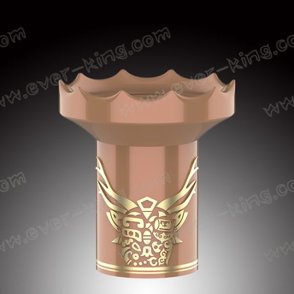 Aluminium Label Transparent 500ml Custom Glass Bottles