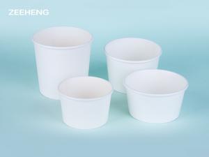 Best Kraft Paper Biodegradable Soup Cups Disposable Food Packing With Lid wholesale