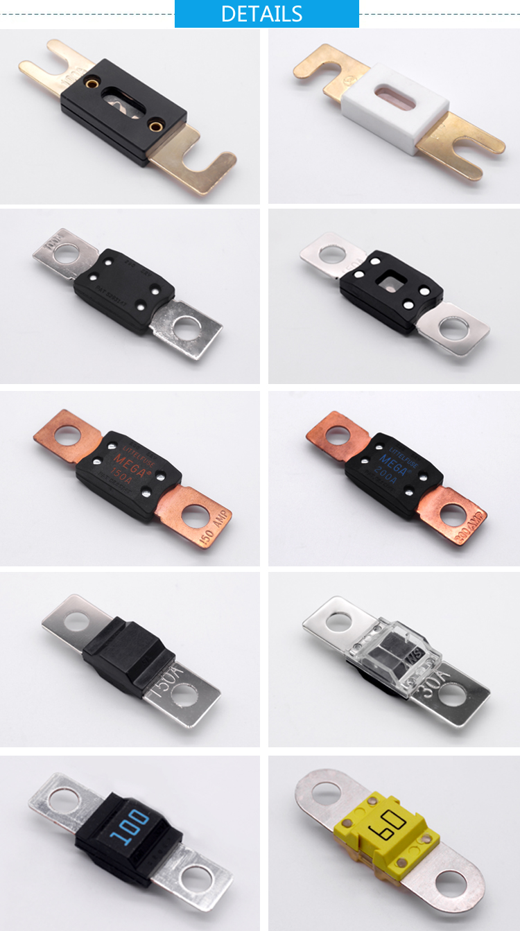 PEC SBFW-L Midi ANS Slow blow fuse 58Vdc M6