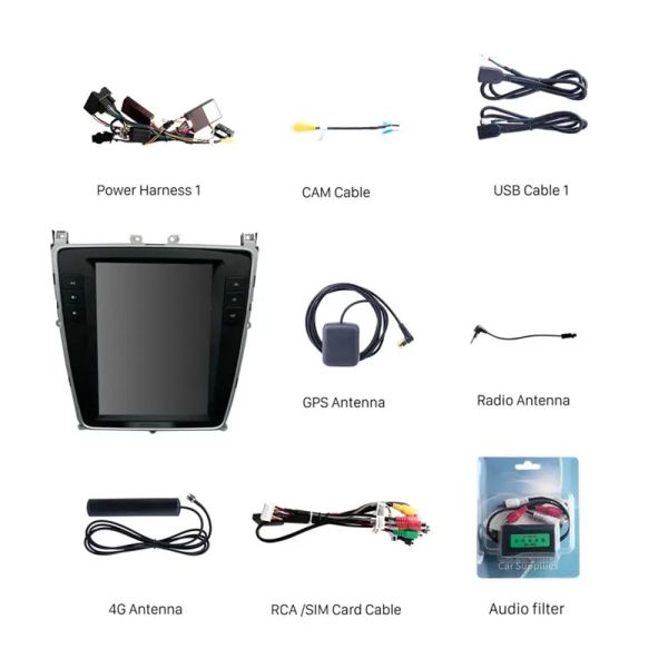 Touch Screen Car DVD Player 9.7" Android 13 For Bentley Flying Spur 2012-2019