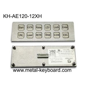 Matrix Interface 12 Keys 2X6 Stainless Steel Keypad
