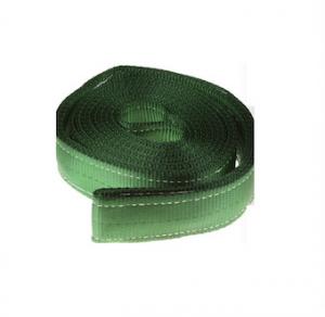 China EN 1492-1 4 Tonne Flat Belt Sling , Green Polyester Lifting Sling Belt on sale