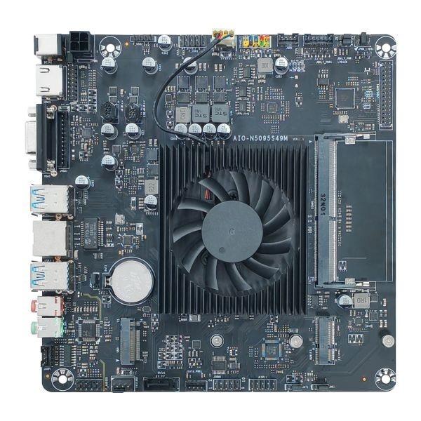 Cheap Intel Celeron N5095 Industrial Embedded Motherboard DDR4 MSATA Win 10 11 Linux RJ45 LAN 6 RS232 for sale