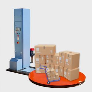 Best Fully Automatic Horizontal Pallet Wrapping Machine Rotating Tray Packer Shrink Wrapper wholesale
