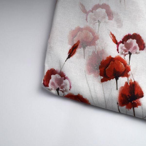 Textiles Polyester Printing Fabric Ramie Cotton Plaid Linen Blend Fabric