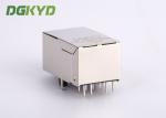 100BASE single port Tab up RJ45 PCB Connector with Transformer for network