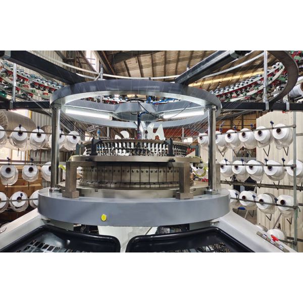 Electrical 34 inch Open Width Circular Knitting Machine Single Jersey