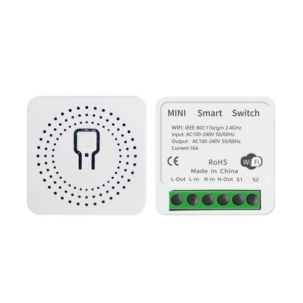 Cheap Tuya Alexa Timer Smart Switch 10A Relay Module Work Remote Smart Switch support google Alexa voice control easy install for sale