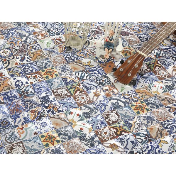 300x300mm Colorful Ceramic Rustic Tile for Bathroom Floor and Wall