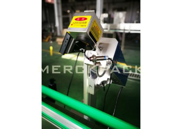 Cheap Laser Marking Machine / Laser Code Printer on Beverage Bottle / Date Coding Machine for sale