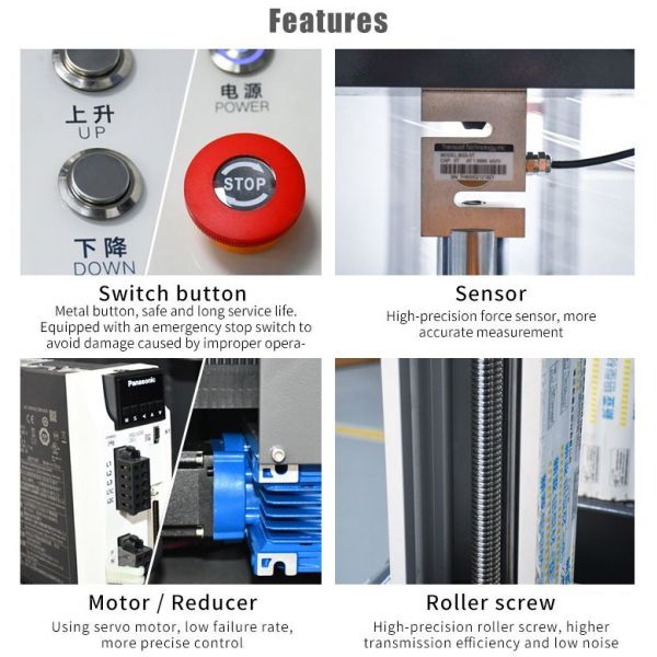 Universal Computerized Tensile Strength Utm Testing Machine Equipment 2T