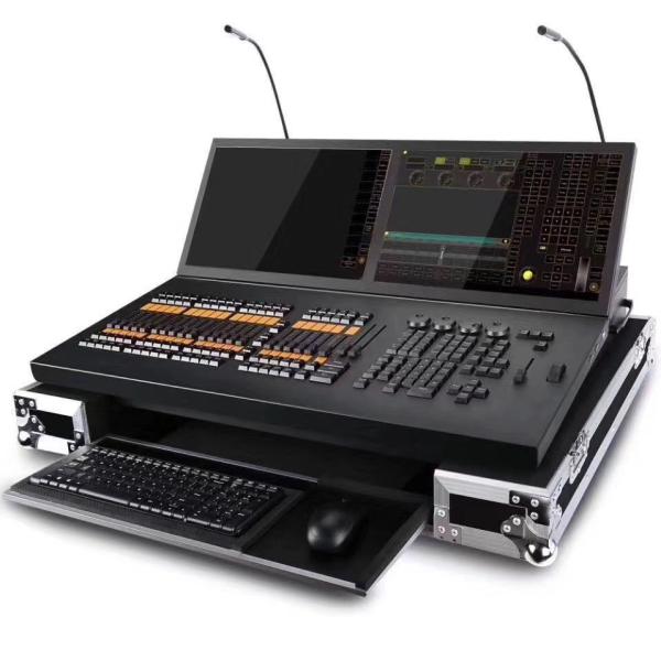 rand Ma2 PC Command Wing and Fader Wing with Touch Screen Monitors and CPU All