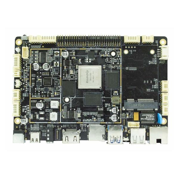 Cheap Android 7.1 9.0 10.0 Embedded System Board RK3399 AI Control Mainboard DDR 4G EMMC 8G for sale