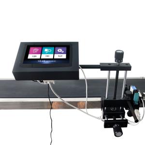 Best Not Blocked Date Coding Equipment , Automatic Inkjet Batch Coding Machine With Conveyor wholesale