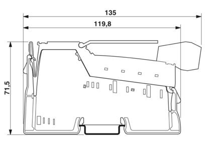 Phoenix PLC Inline Bus Coupler 2861580 (IBS IL 24 BK-T/U-PAC) Inline Connector In Stock