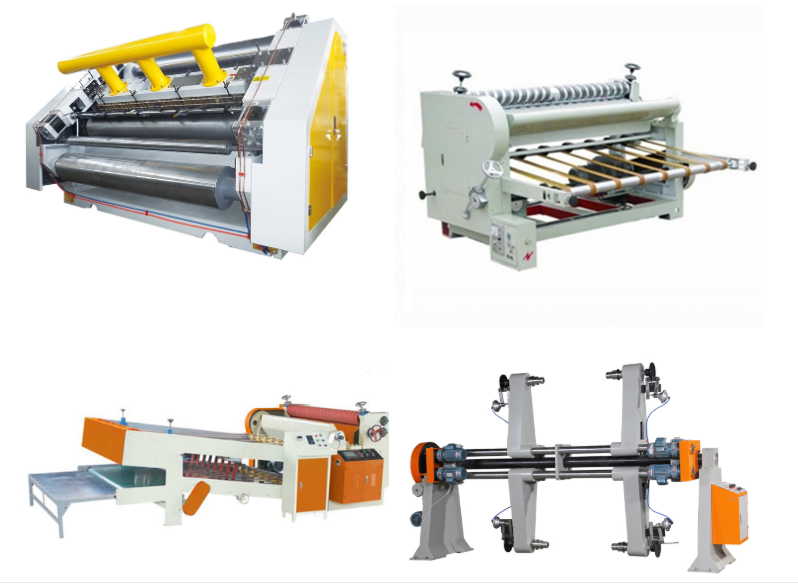 1800mm Corrugated Cardboard Production Line Box Making Machine PLC Control