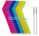 Anti-Cutting Mouth Flexible Silicone Straw Metal Straw With Silicon Tip Sleeve