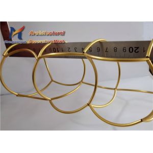 Best Circular Tube Ring Mesh Curtain 3.0mm 201 Stainless Steel wholesale