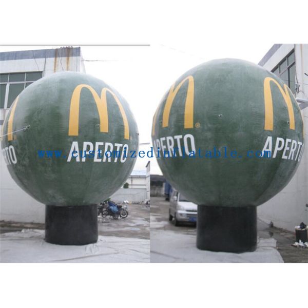 6m Inflatable Large Helium Balloons For Advertising On Floor CE / UL Certificate