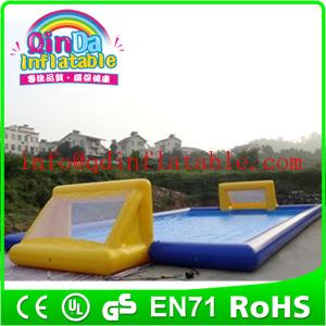 China Inflatable soccer court street soccer arena inflatable football field rental sale on sale
