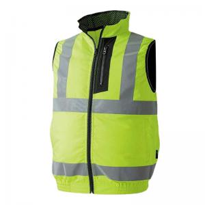 Best Fluorescent Reflective Fan Cooling Vest Double Fan Hi Vis Shirts wholesale