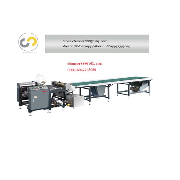 FSJ-650A Manual feeder feeding gluing machine for paper box, hardcover
