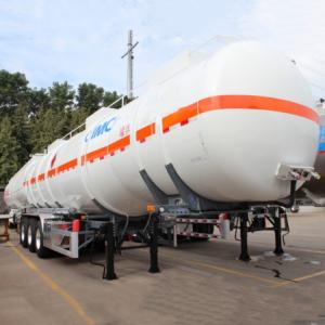 China CIMC 60000 Liters Petrol Diesel Crude Oil tanker trailers to carry Diesel for 37,000 liters with 6 compartments on sale