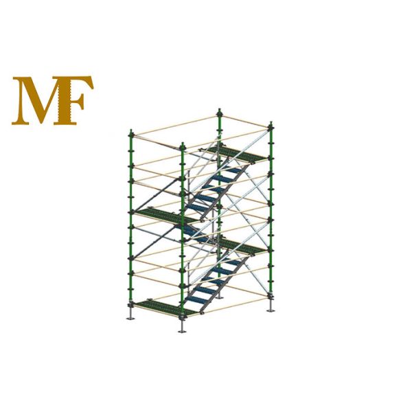 5-Ton Loading Capacity Anti Slip Scaffold Frame Rust Resistant Easy Assembly For Construction Site