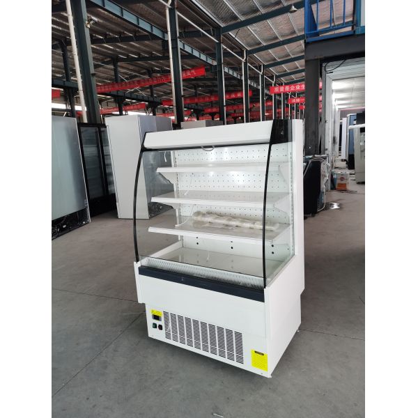 Grab And Go 70cm Refrigerated Curved Merchandiser Cooler White