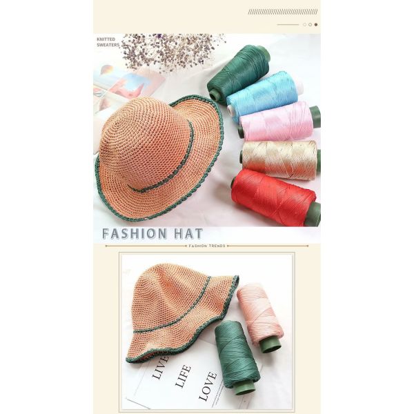 Anti Pilling Recycled Linen Tape Yarn Breathable For Hand Knitting