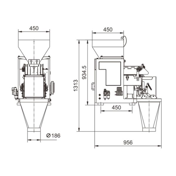 Single Head Belt Linear Weigher Machine For Vegetable