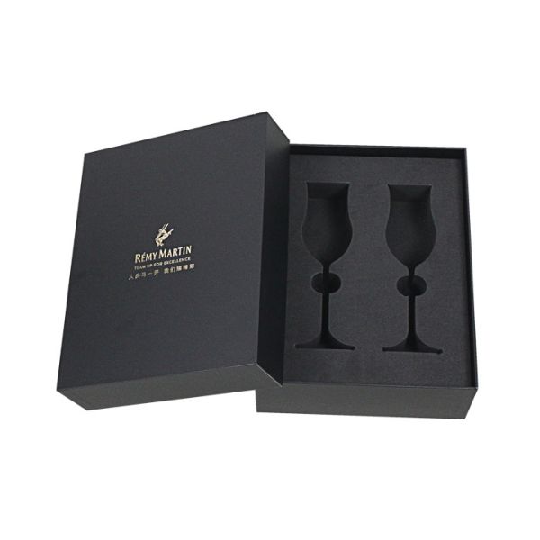 Art Rigid Paper Box With Custom Cardboard and foam inserts