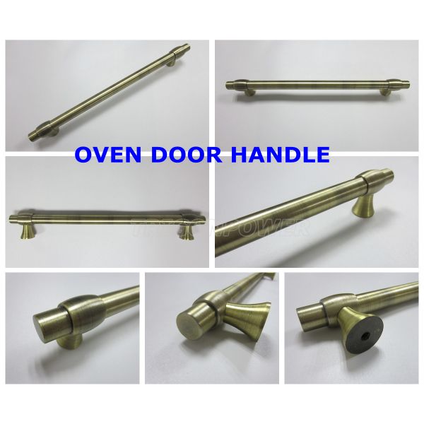 Heat Resistant Oven Door Handle ODH01-4 Painting / Electroplated Finish For Mini Oven