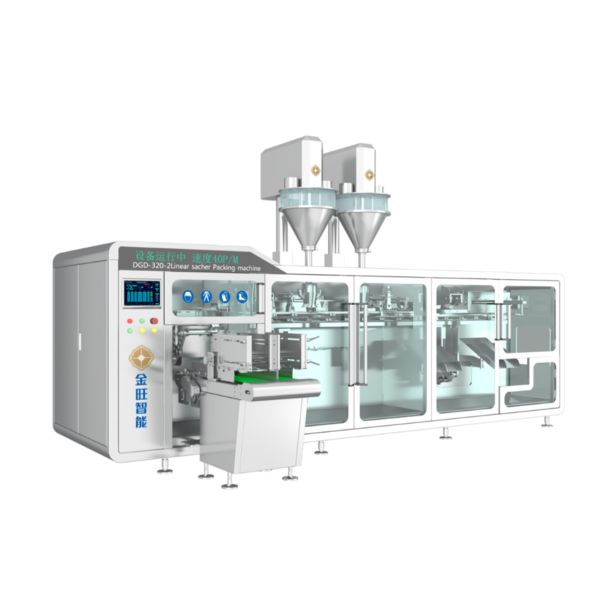 Agricultural Chemical DGD-320-2 Fully Automatic Horizontal Double-Feed Bagging Machine