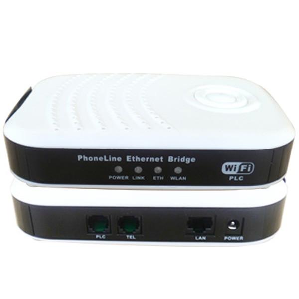Cheap WD-E600M-W long distance data transmission 600Mbps Phoneline Ethernet bridge with wifi function for sale