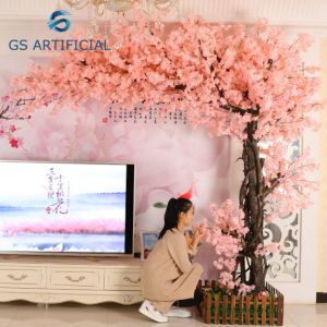 Best Fiberglass Material Artificial Indoor Cherry Blossom Tree Environmental Protection wholesale