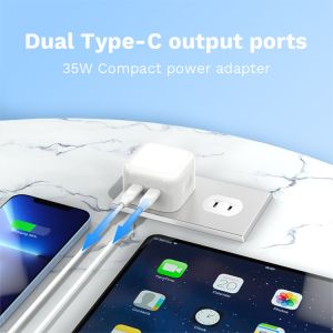 Compact USB PD Power Adapter Wall Charger For Smartphone