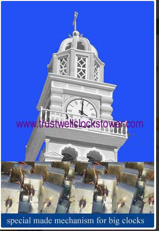 master clocks and slave clocks with GPS and sound function playing Westminster