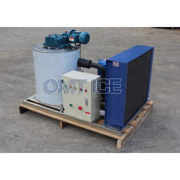 3Ton Seawater Flake Ice Machine Fishery Boats Flake Ice Making Machine German Bitzer Compressor